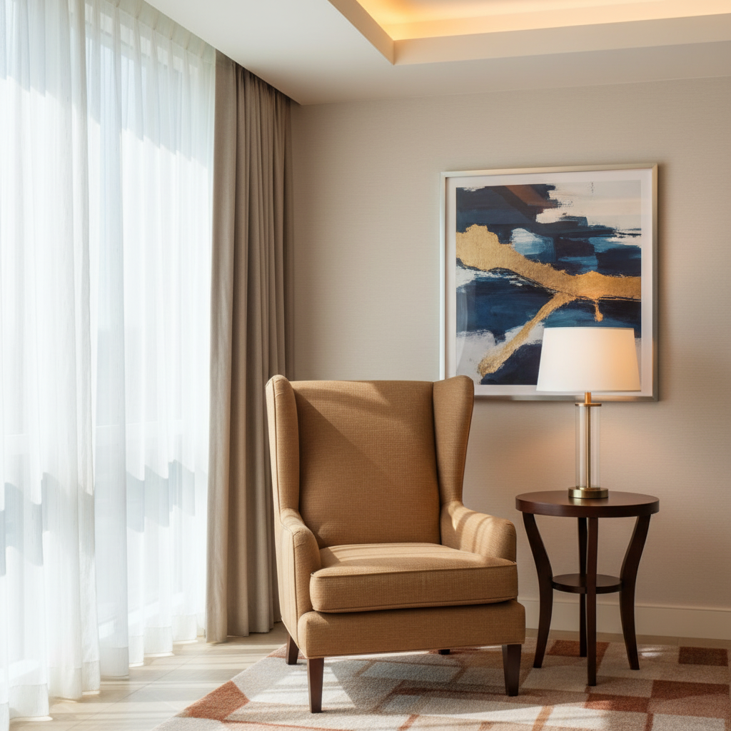 Pinnacle Rock - Clay Upholstered Chair | Architectural Fabrics