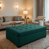 Aspect - Verdant Performance Polyurethane Upholstered Ottoman | Architectural Fabrics