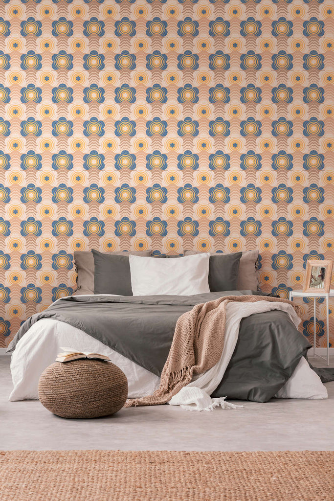 Retro Chic Beige Wallcovering | AS Creation