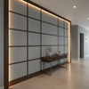 Fine Pebble Texture Soft Gray Upholstered Wall Panel | Architectural Fabrics