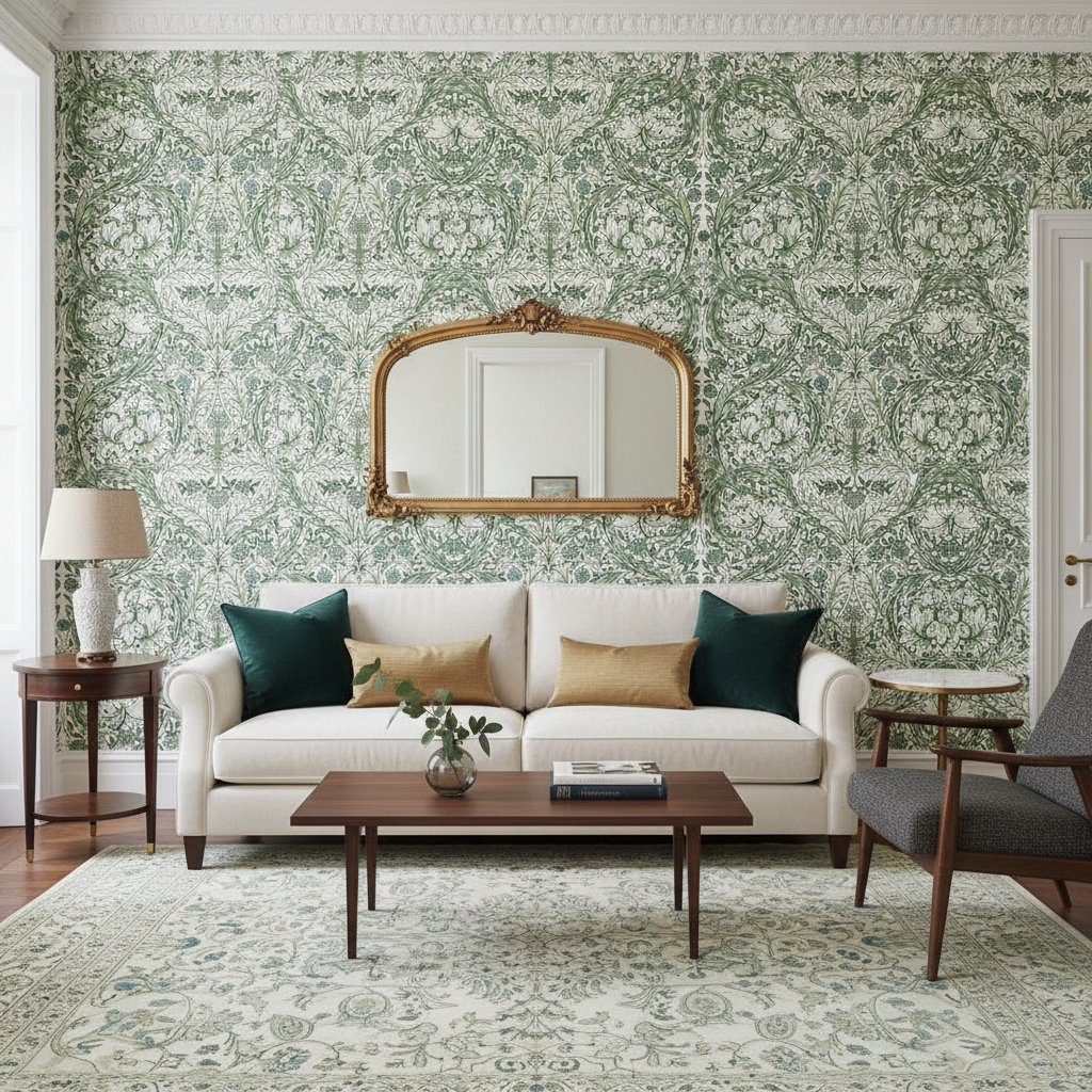 Custom Mural room setting