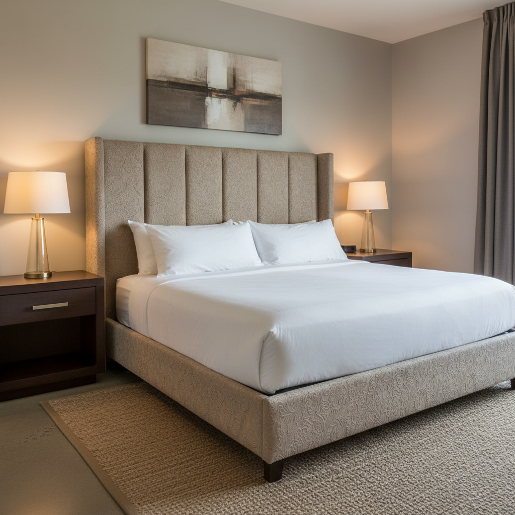 West Indian Lily - Gorge Upholstered Headboard | Architectural Fabrics