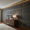 Point Udall - Pepper Upholstered Wall Panel | Architectural Fabrics