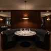 Maya Riviera - Ebony Upholstered Banquette | Architectural Fabrics