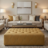 Stone Haven - Maize Upholstered Ottoman | Architectural Fabrics