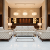Thatch Cay - White Upholstered Sofa | Architectural Fabrics