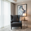 Alamo - Deep Sea Performance Vinyl Upholstered Chair | Architectural Fabrics