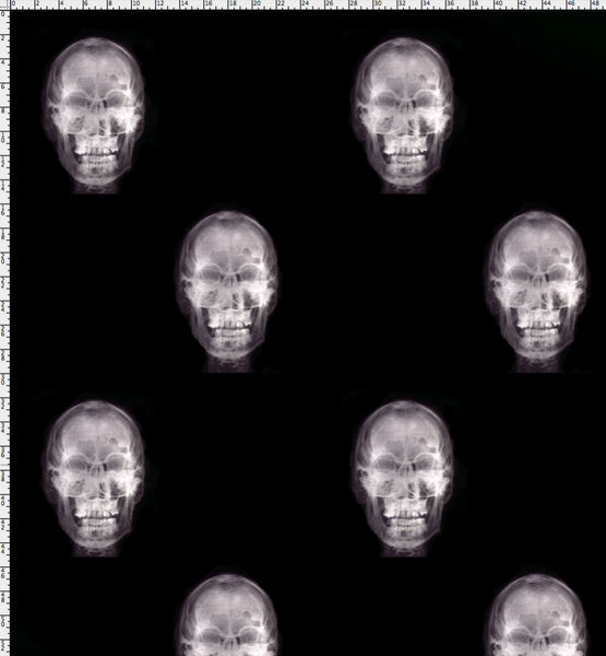 Xanadu Xray Skulls - Real Xray - Strong Xray Pattern - Pattern D Wallcovering | DW Bespoke Studios