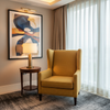 Analog - Goldenrod Etched Polyurethane Upholstered Chair | Architectural Fabrics