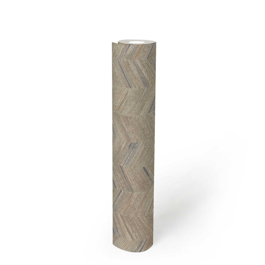 Geo Effect Beige Wallcovering | AS Creation