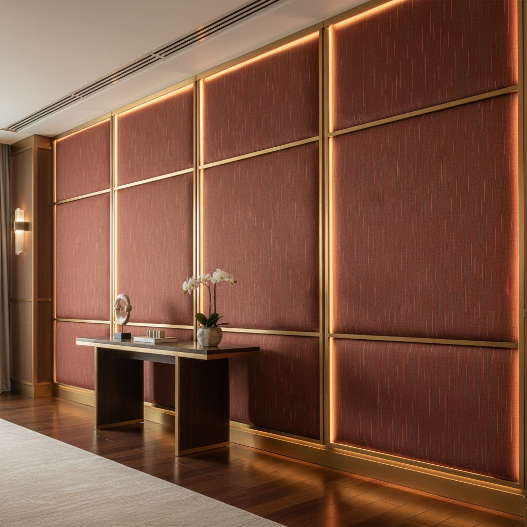 Stitchwork Bay - Koi Upholstered Wall Panel | Architectural Fabrics
