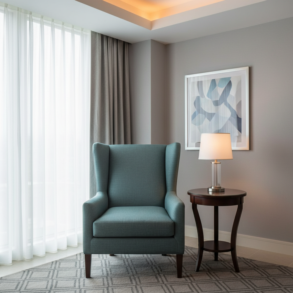 Turneffe - Forest Upholstered Chair | Architectural Fabrics
