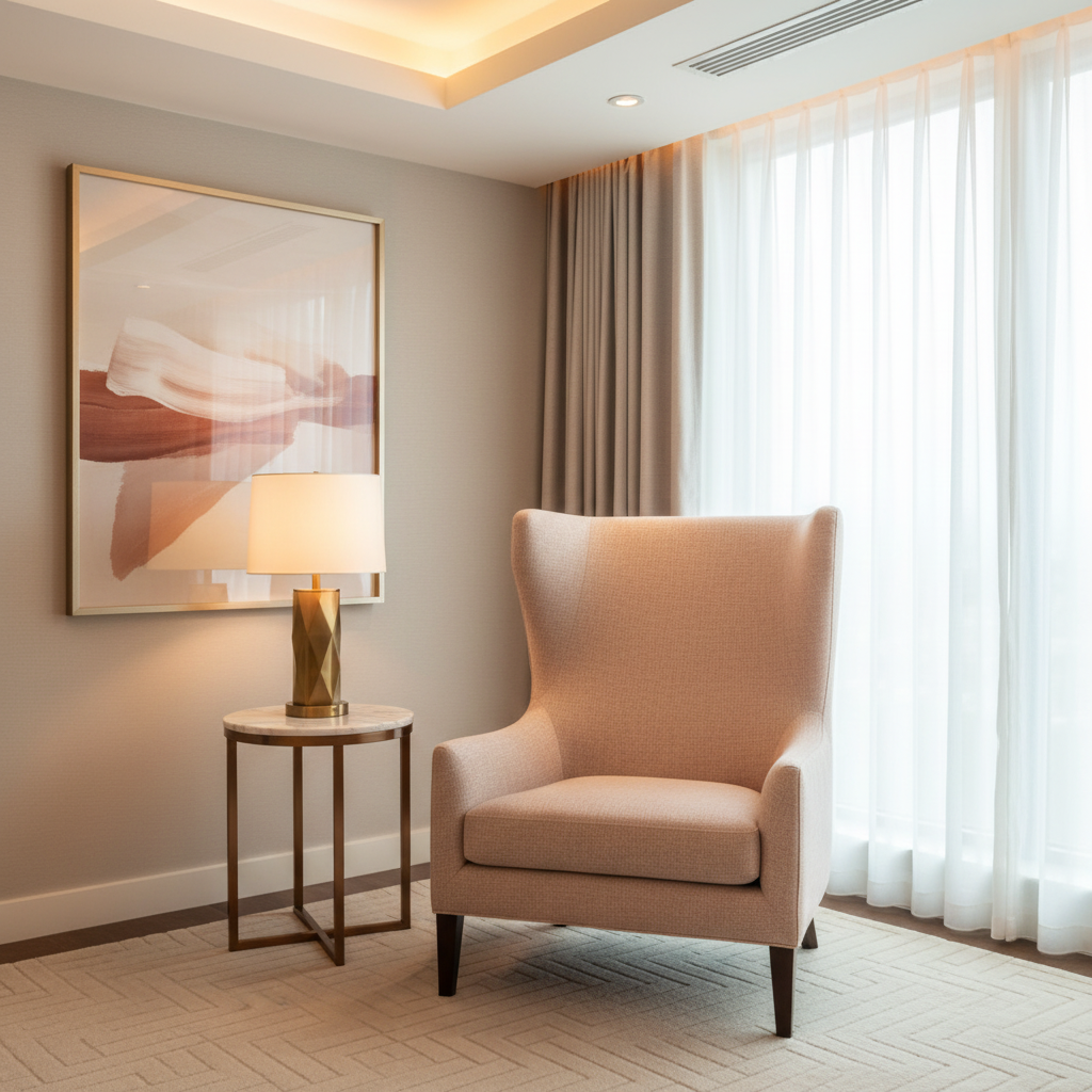 Aarden - Rose Quartz Silicone Hybrid Upholstered Chair | Architectural Fabrics