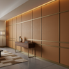 Smooth Pebble Grain Golden Caramel Upholstered Wall Panel | Architectural Fabrics