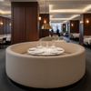 Subtle Linen Weave Soft Linen Upholstered Banquette | Architectural Fabrics