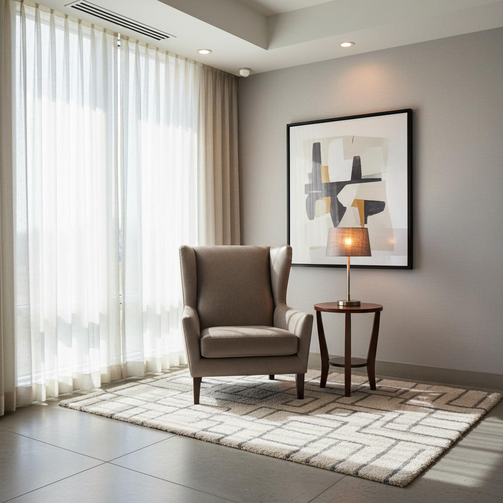 Vintage Harbor - Haze Upholstered Chair | Architectural Fabrics