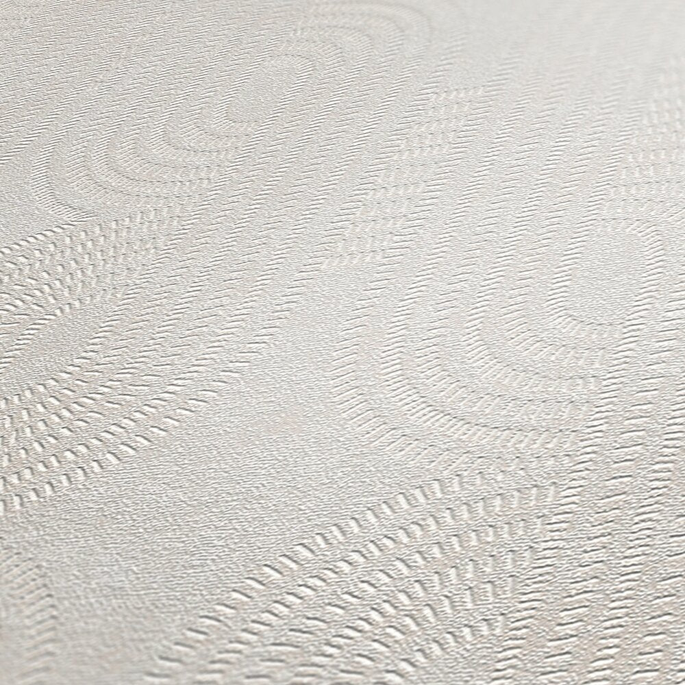 French Affair Light Grey Wallcovering | AS Creation