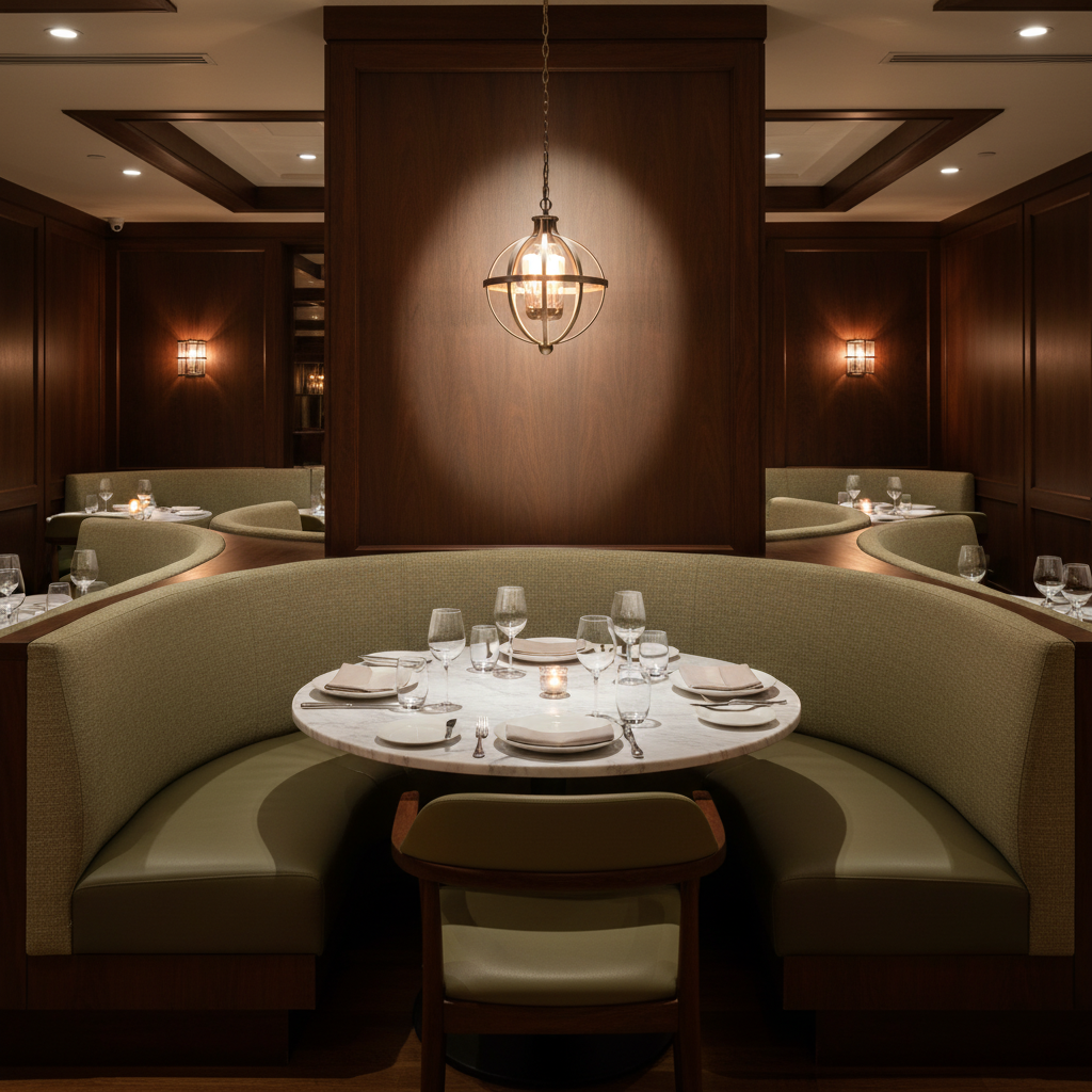 Soufriere - Grass Upholstered Banquette | Architectural Fabrics