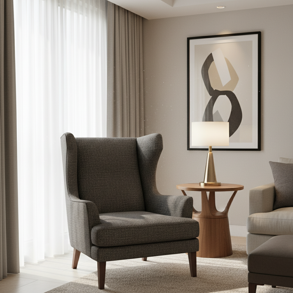 Soufriere - Pepper Upholstered Chair | Architectural Fabrics