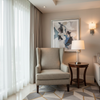 Tweed Bay - Khaki Upholstered Chair | Architectural Fabrics