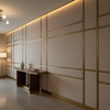 Fine Woven Texture Soft Taupe Upholstered Wall Panel | Architectural Fabrics