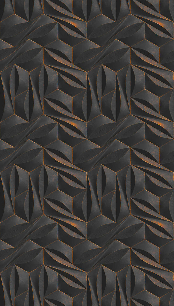 Livingwalls Design Panel Metropolitan Stories 3 Travel Styles Black Wallcovering | AS Creation