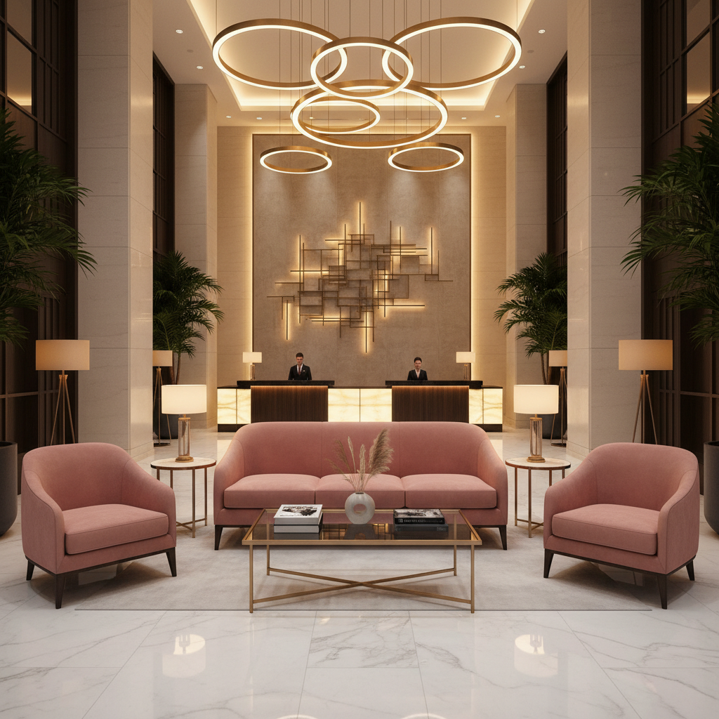 Ultrasuede  Tea Rose Pink Upholstered Sofa | Ultrasuede Upholstery