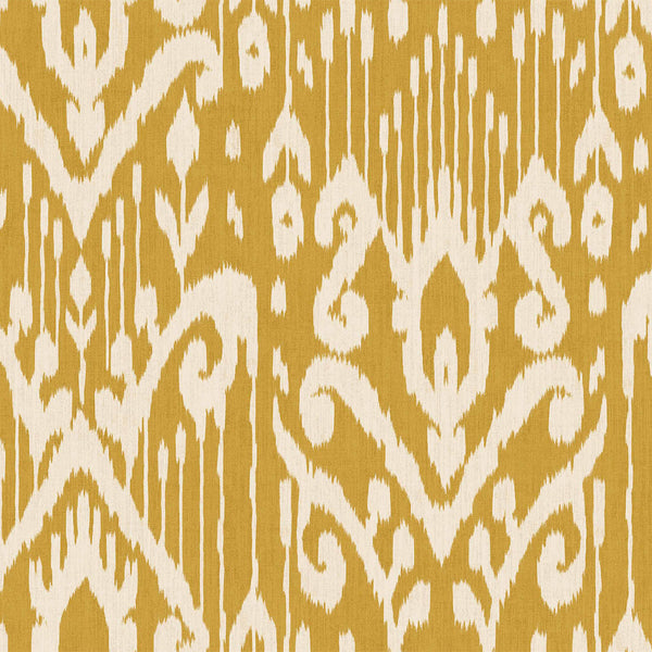 Padmasalis Mustard, Mustard Wallcoverings | Coordonné