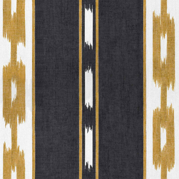 Kente Black, Black Wallcoverings | Coordonné