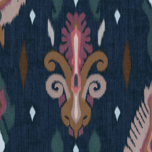 Sumba Navy, Navy Wallcoverings | Newwall