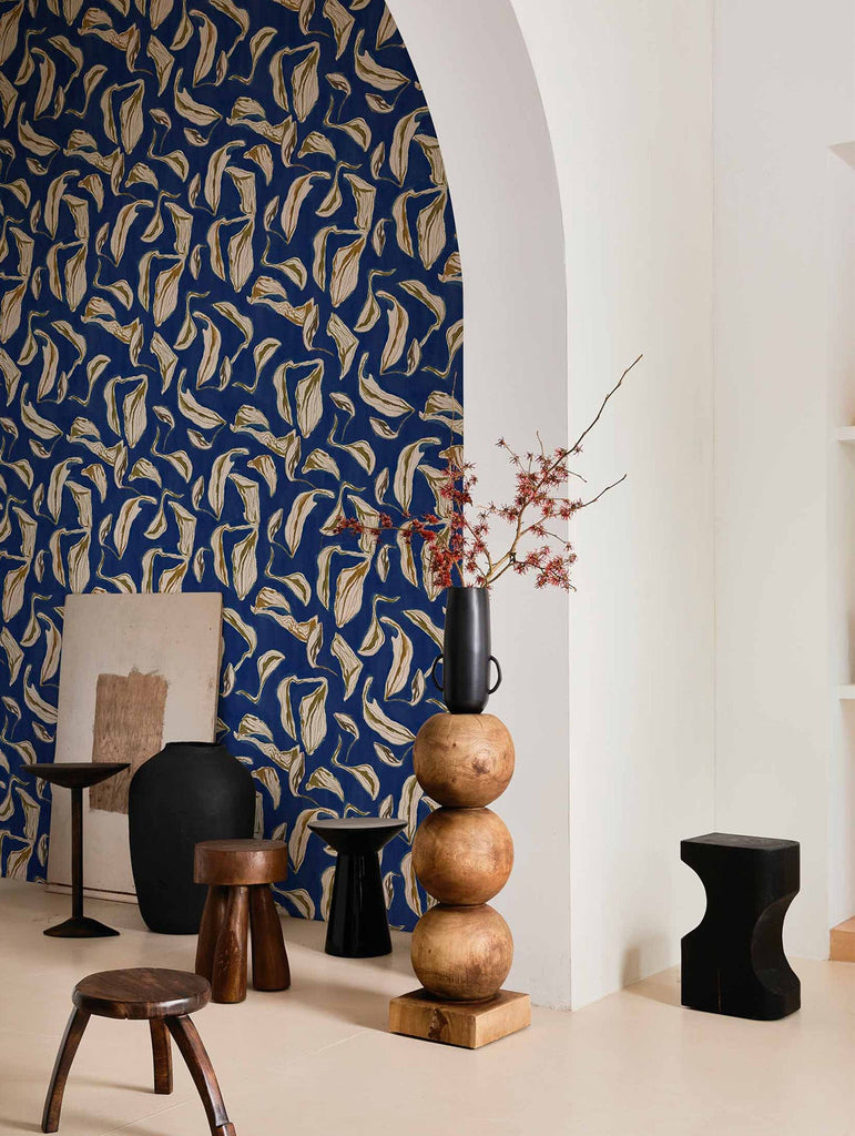 Moroccan Branches Blue, Blue