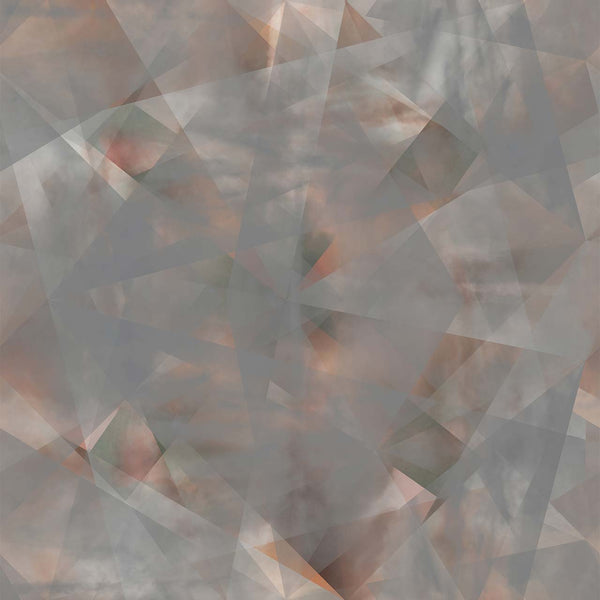 Spiral Chaos Peach, Peach Wallcoverings | Newwall