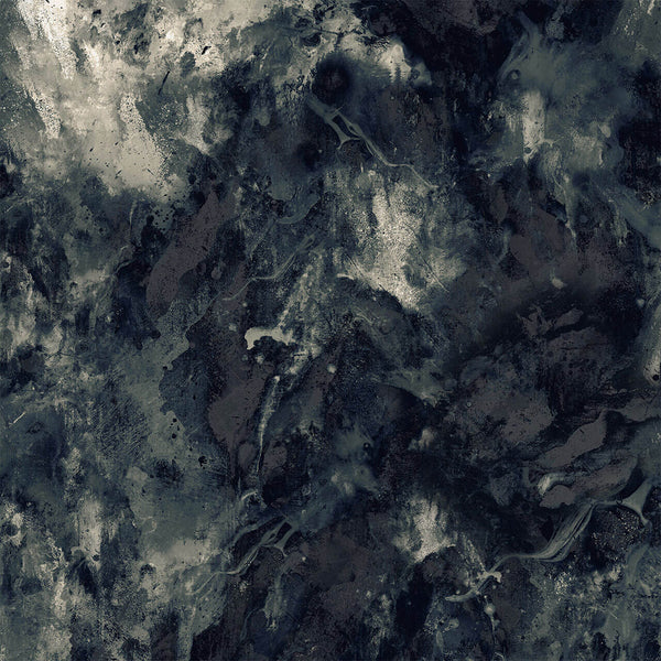 Anoint Petrol Blue, Petrol Blue Wallcoverings | 17 Patterns