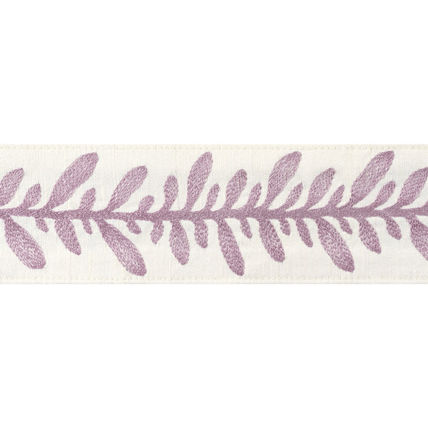Calathea Tape Tapes &amp; Trims – Lilac Fabric | Thibaut
