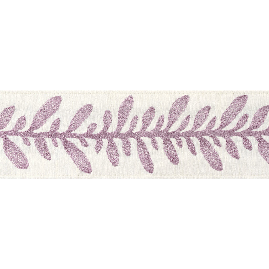 Calathea Tape Tapes &amp; Trims – Lilac Fabric | Thibaut