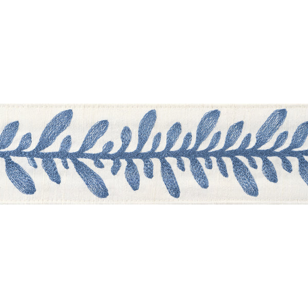 Calathea Tape Tapes & Trims – French Blue Fabric | Thibaut