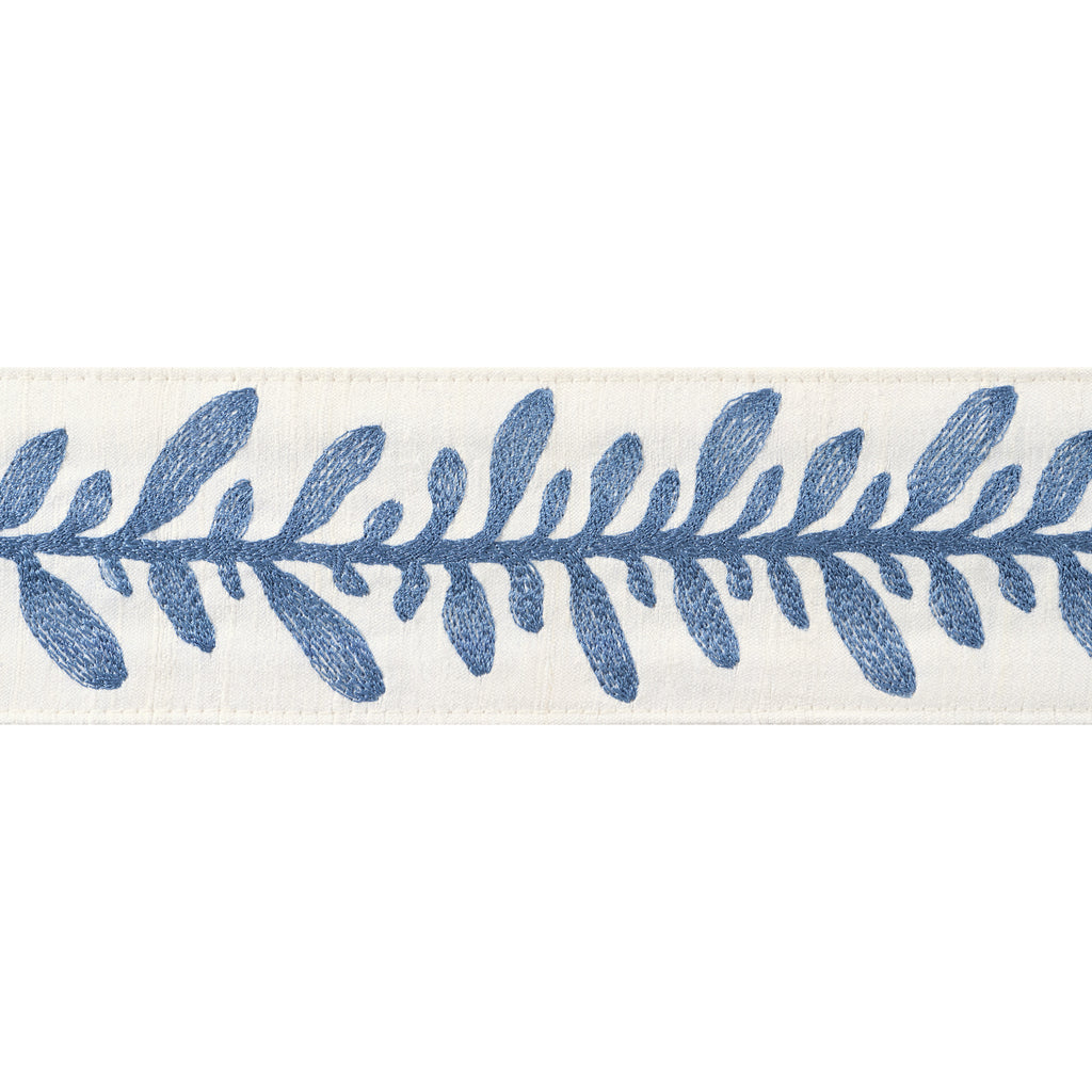 Calathea Tape Tapes & Trims – French Blue Fabric | Thibaut