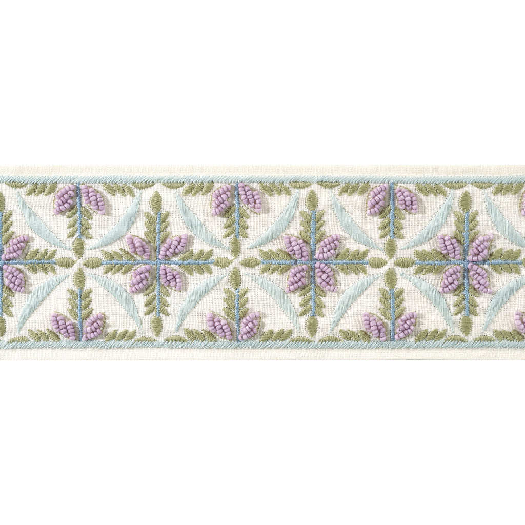 Leila Tape Tapes & Trims – Lilac and Willow Fabric | Thibaut