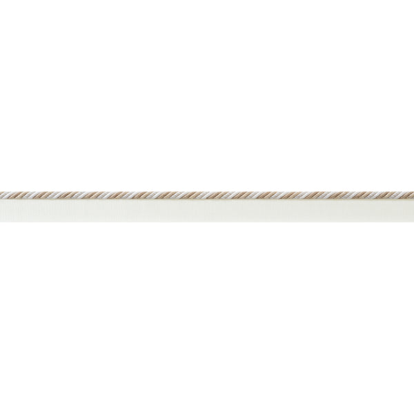 Maren Cord Tapes & Trims – Linen and Ivory Fabric | Thibaut