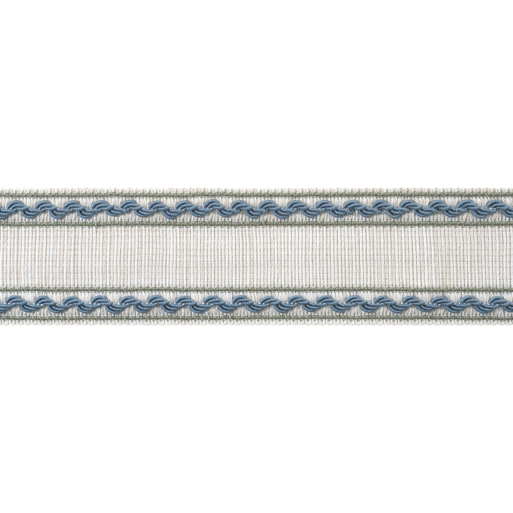 Gabrielle Tape Tapes & Trims – Mallard and Sage Fabric | Thibaut