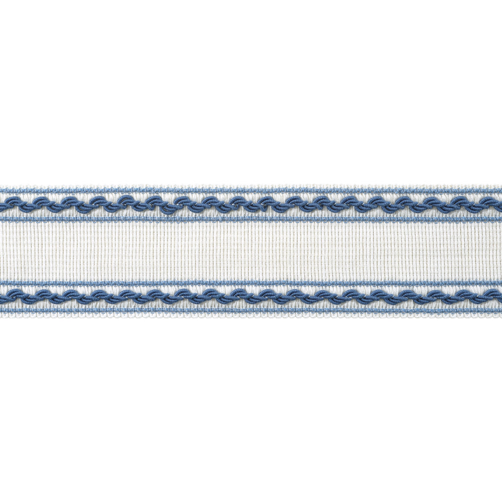 Gabrielle Tape Tapes & Trims – French Blue and Sky Fabric | Thibaut