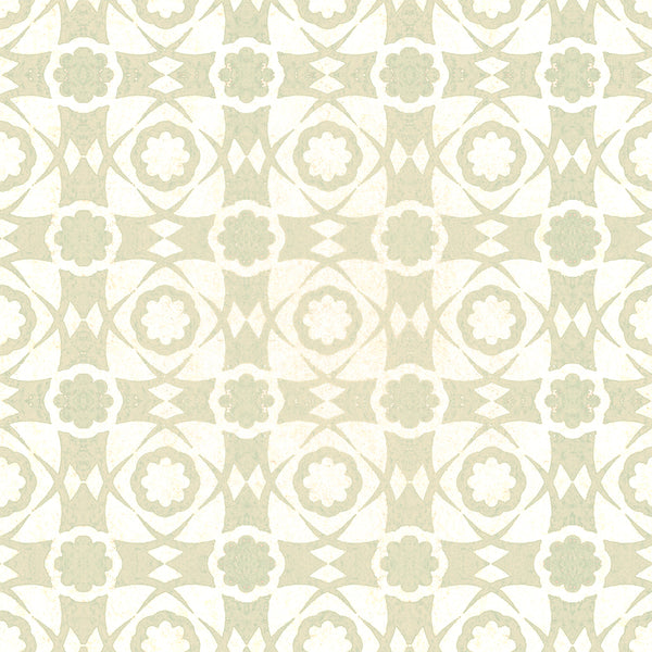 Aegean Tiles Seacrest - Taupe, Seacrest Wallcovering | Mind the Gap