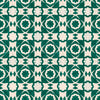 Aegean Tiles Ultramarine Green Wallpaper | Mind The Gap