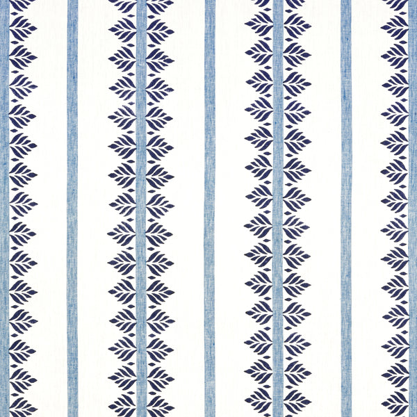 Fern Stripe - Navy Wallcovering | Thibaut