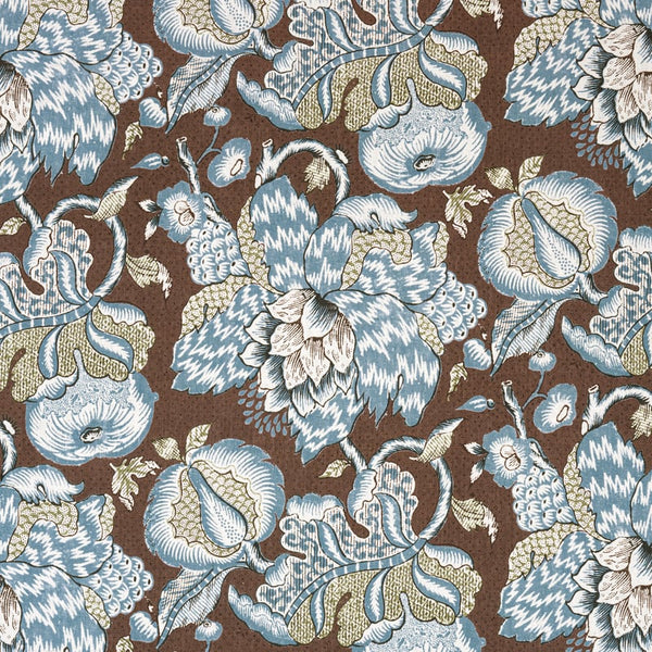 Westmont Fabric – Brown and Slate | Anna French