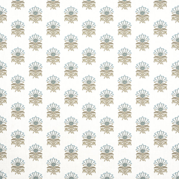 Milford - Spa Blue Wallcovering | Thibaut