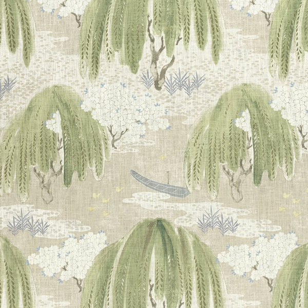 Willow Tree Fabric – Beige | Anna French