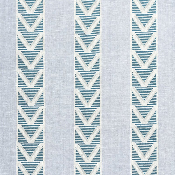 Burton Stripe - Blue Fabric | Anna French