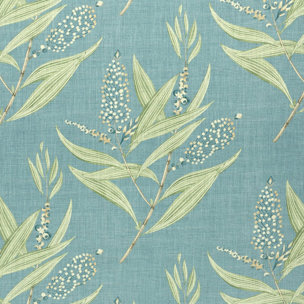 Winter Bud Fabric – Teal | Anna French