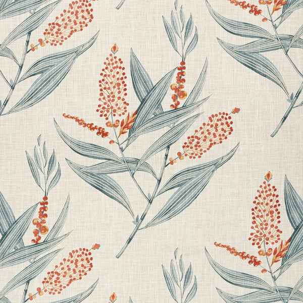 Winter Bud Fabric – Coral | Anna French